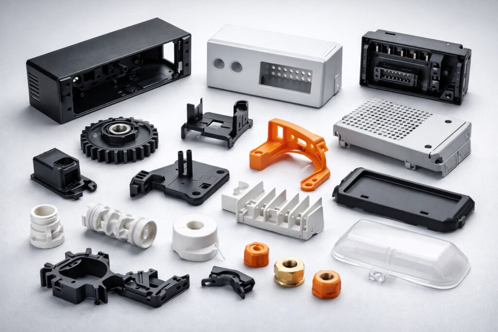 Kunststoff-Spritzgussteile in kleinen, mittleren und großen Serien 