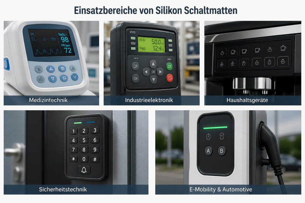 Einsatzbereiche von Silikon Schaltmatten
