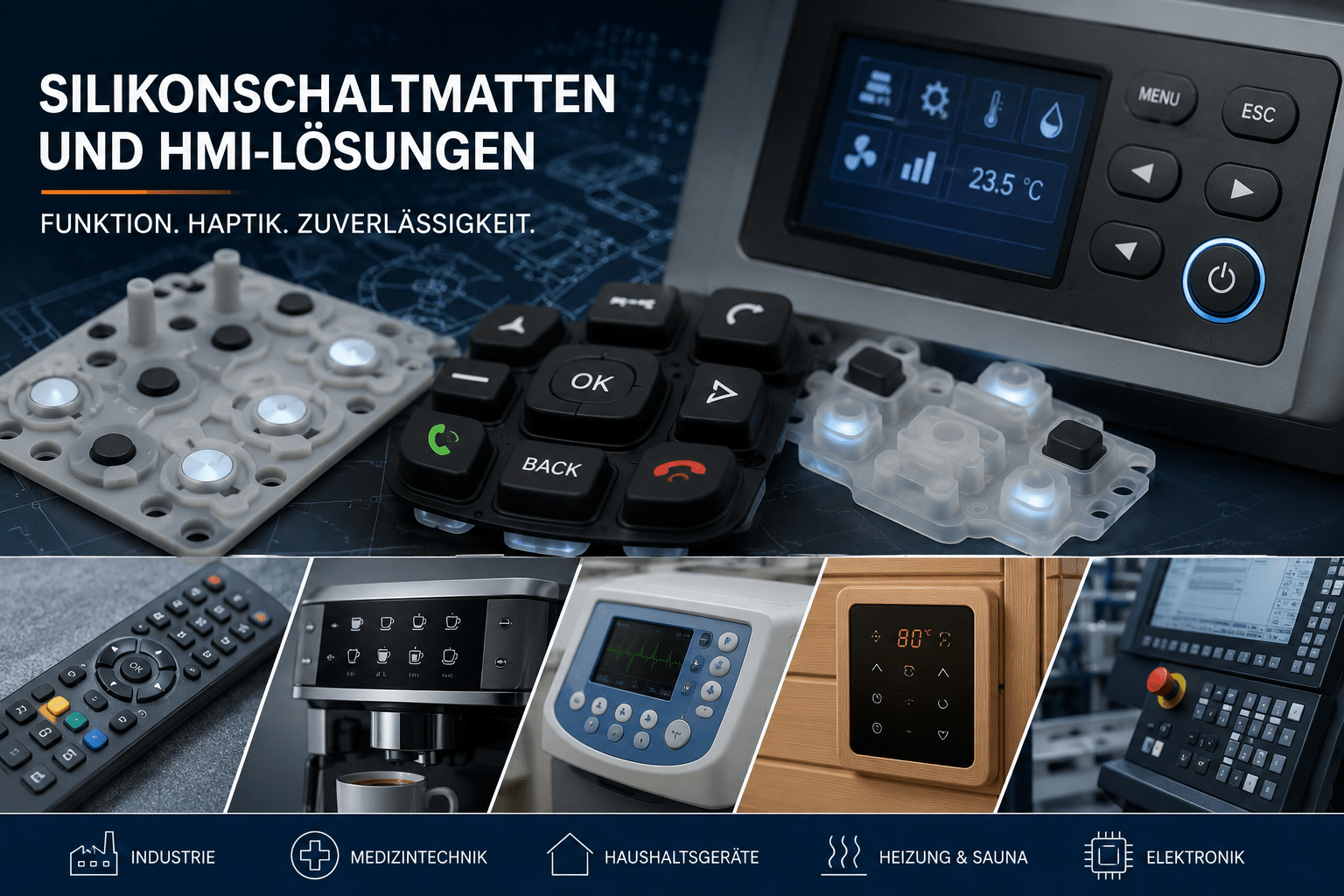 Silikonschaltmatten Lösungen - TaiGer