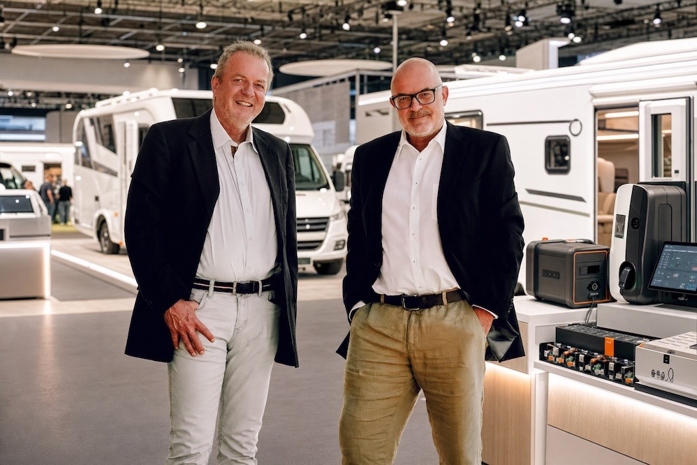 Gesellschafter Heiko Gutsche und Geschäftsführender Gesellschafter Jörg Gutsche TaiGer Deutschland GmbH auf der CARAVAN 2026